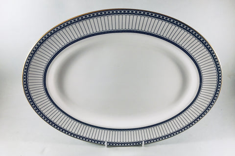 Wedgwood - Colonnade - Black - Oval Platter - 15 5/8" - The China Village