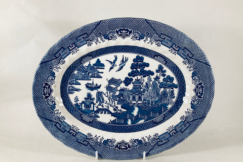 Royal Wessex - Blue Willow - Oval Platter - 12 3/8" - The China Village