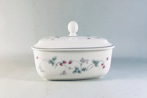 Royal Doulton - Strawberry Fayre - Butter Dish - The China Village