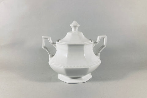 Johnsons - Heritage White - Sugar Bowl - Lidded - The China Village