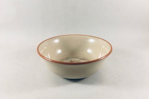 Denby - Daybreak - Fruit Saucer - 5 7/8" - New Style, Orange Rim - The China Village