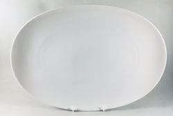 Thomas - Medaillon - White - Oval Platter - 15 1/4" - The China Village