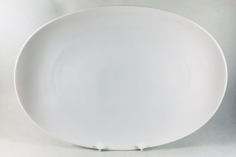 Thomas - Medaillon - White - Oval Platter - 15 1/4" - The China Village