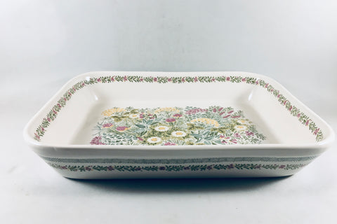 Portmeirion - Garden Herbs - Roaster - 12 1/2 x 9 3/4" - The China Village