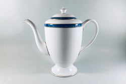 Royal Worcester - Medici - Blue - Coffee Pot - 2pt - The China Village