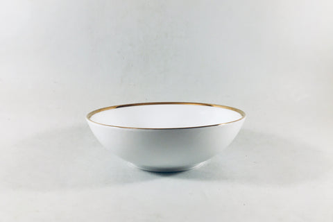 Thomas - Medaillon - Thick Gold Band - Fruit Saucer - 5 5/8" - The China Village