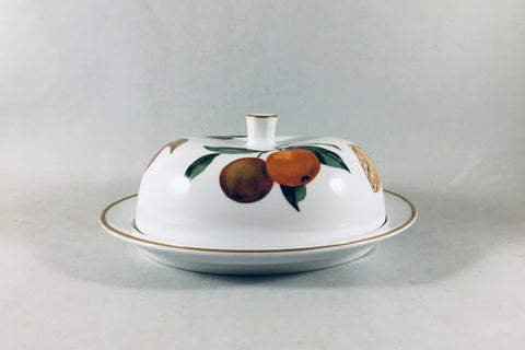 Royal Worcester - Evesham - Gold Edge - Butter Dish - The China Village