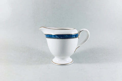 Royal Worcester - Medici - Blue - Cream Jug - 1/4pt - The China Village