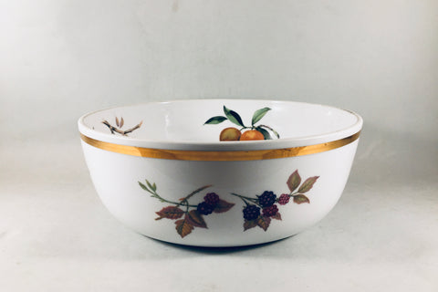 Royal Worcester - Evesham - Gold Edge - Serving Bowl - 10" - The China Village
