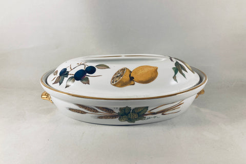 Royal Worcester - Evesham - Gold Edge - Casserole Dish - 1 1/2pt - The China Village