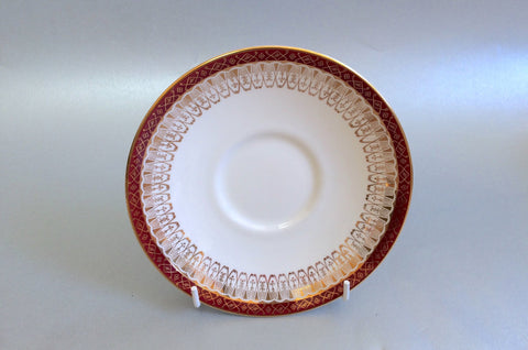 Royal Grafton - Majestic - Red - Soup Cup Saucer - 6" - The China Village