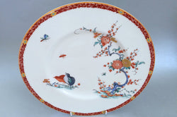 Royal Worcester - Old Bow - Rust Border - Dinner Plate - 10 5/8" - The China Village
