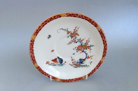 Royal Worcester - Old Bow - Rust Border - Saucer - 6 3/8" - The China Village