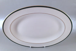 Royal Doulton - Oxford Green - Oval Platter - 13 3/8" - The China Village
