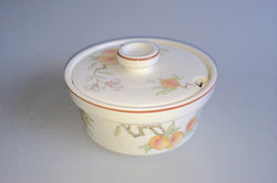 Wedgwood - Peach - Sterling Shape - Lidded Sugar Bowl - The China Village