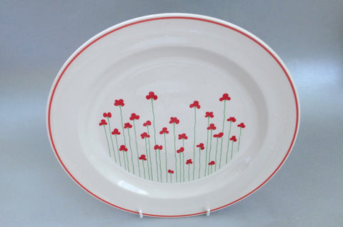 Boots - Poppies - Dinner Plate - 10" - The China Village