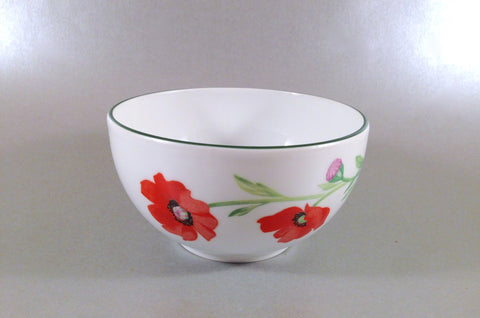 Royal Worcester - Poppies - Sugar Bowl - 4 3/4" - The China Village