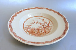 Furnivals - Quail - Brown - Rimmed Bowl - 8 7/8" - The China Village