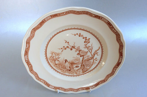 Furnivals - Quail - Brown - Starter Plate - 8 3/4" - The China Village