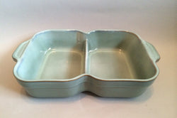 Denby - Regency Green - Serving Dish - Divided - 12 1/2" x 8 1/4" - The China Village