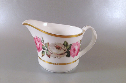 Royal Worcester - Royal Garden - Dot & Dash Gold Line - Milk Jug - 1/2pt - The China Village