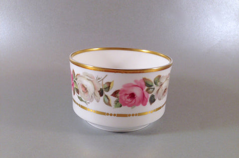 Royal Worcester - Royal Garden - Dot & Dash Gold Line - Sugar Bowl - 3 7/8" - The China Village