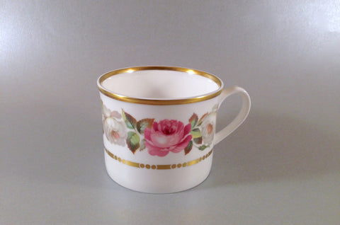 Royal Worcester - Royal Garden - Dot & Dash Gold Line - Teacup - 3 1/4 x 2 1/2" - The China Village