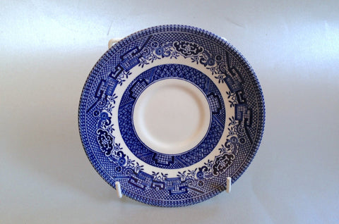 Churchill - Willow - Blue - Tea Saucer - 5 1/2" - The China Village