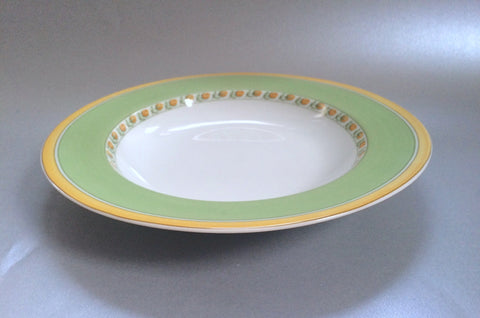 Marks & Spencer - Yellow Rose - Rimmed Bowl - 9" - The China Village